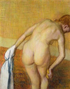 Vrouw die een bad neemt, 1886
